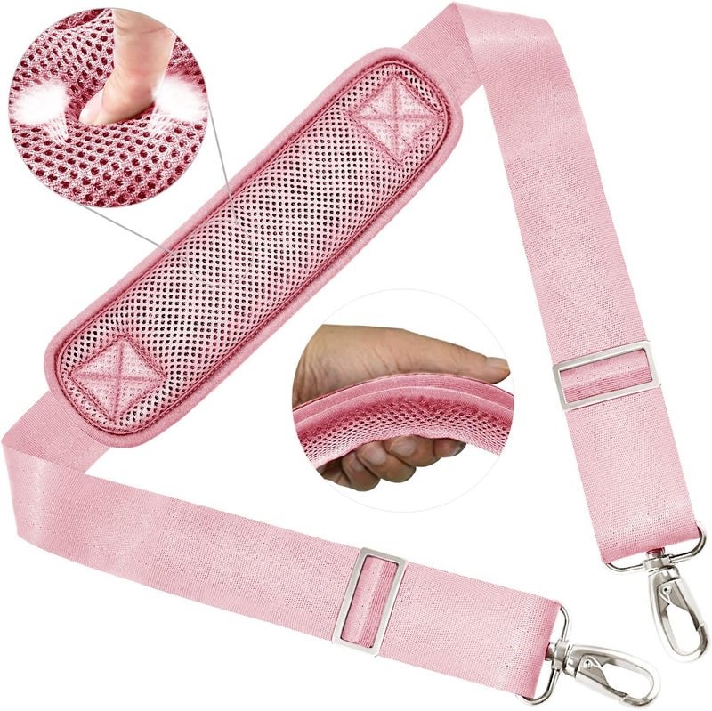 ZINZ Shoulder Strap 58" Ultra-Thick Fixed Padded and Adjustable Buckles Crossbody Strap for Briefcase Laptop Bag Luggage - Image 1